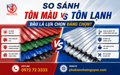 So sánh tôn màu và tôn lạnh: Đâu là lựa chọn đáng chọn?