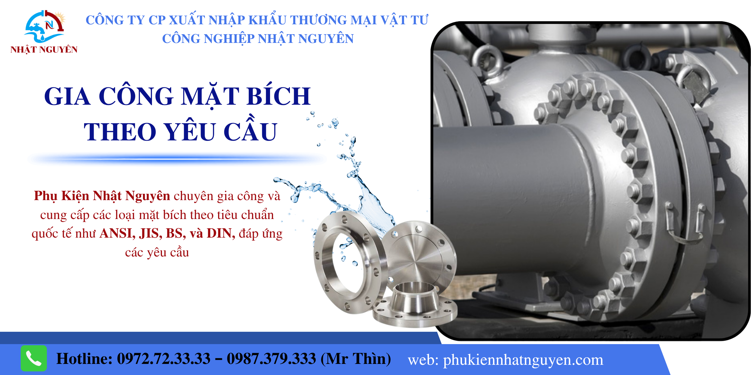 Gia công mặt bích