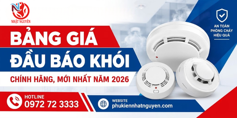 Bảng báo giá ddaaud báo khói chính hãng giao hàng tận nơi