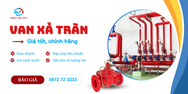 van xả tràn chính hãng, giá tốt