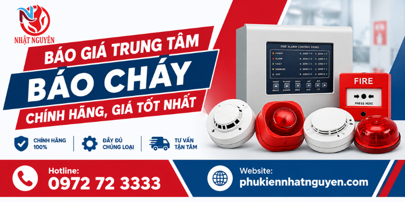 báo giá trung tâm báo cháy mới nhất