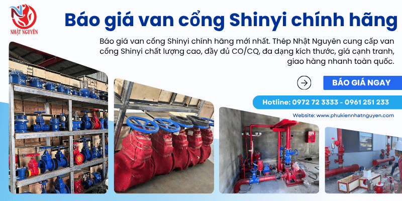 Báo giá van cổng Shinyi chính hãng giá tốt