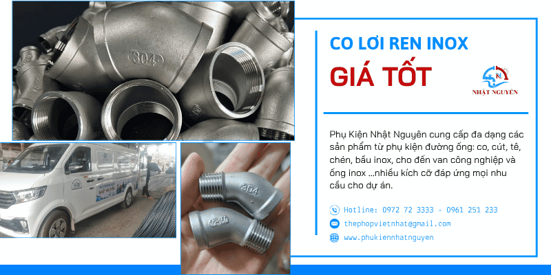 co lơi ren inox chính hãng, giá tốt
