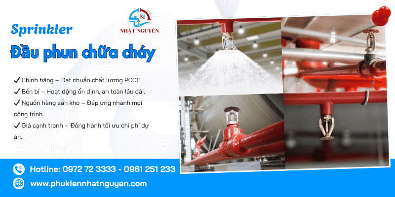 Đầu phun chữa cháy giá tốt