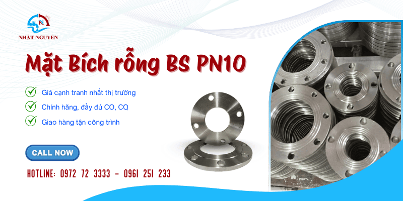 mặt bích rỗng bs PN10 giá tốt, chính hãng