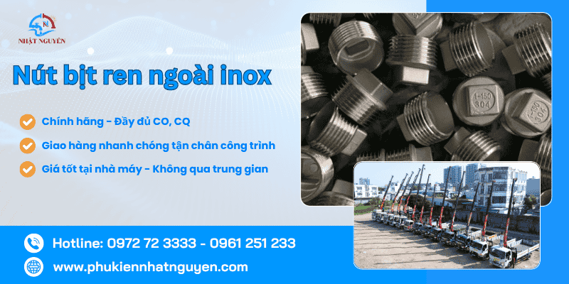 nút bịt ren ngoài chính hãng giá tốt