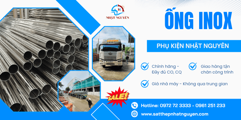 Ống inox chính hãng giá cực tốt