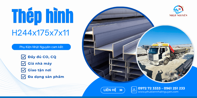 Thép hình H244x175x7x11 chính hãng giá cực tốt