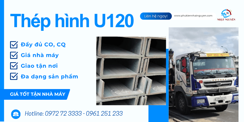 thép hình U120 giá tốt