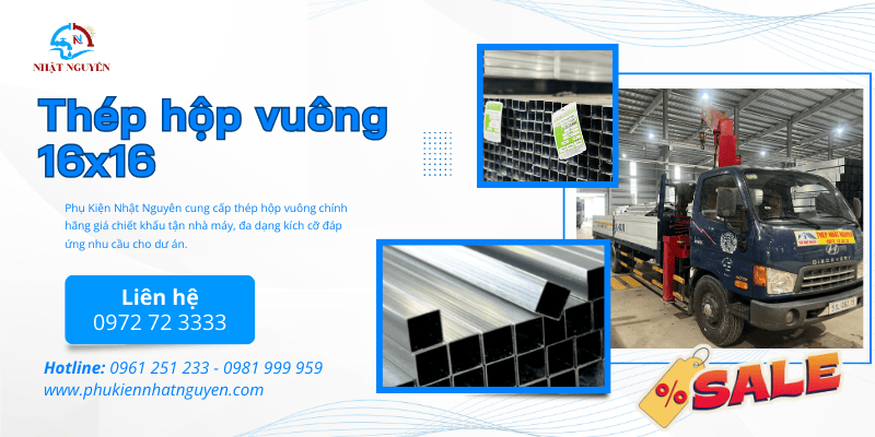 Thép hộp vuông 60x60 chính hãng giá tốt