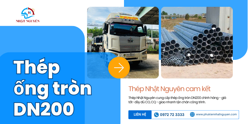 thép ống dn200 giá tốt