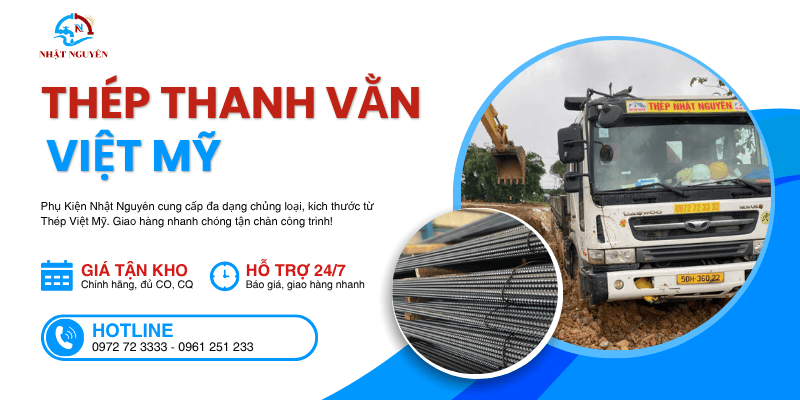 banner thép thanh vằn Việt Mỹ