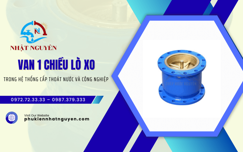 van 1 chiều lò xo