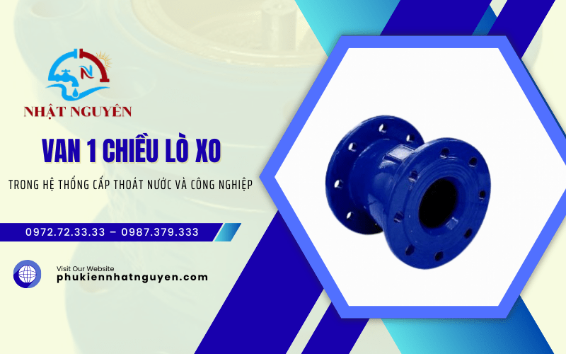 van 1 chiều lò xo