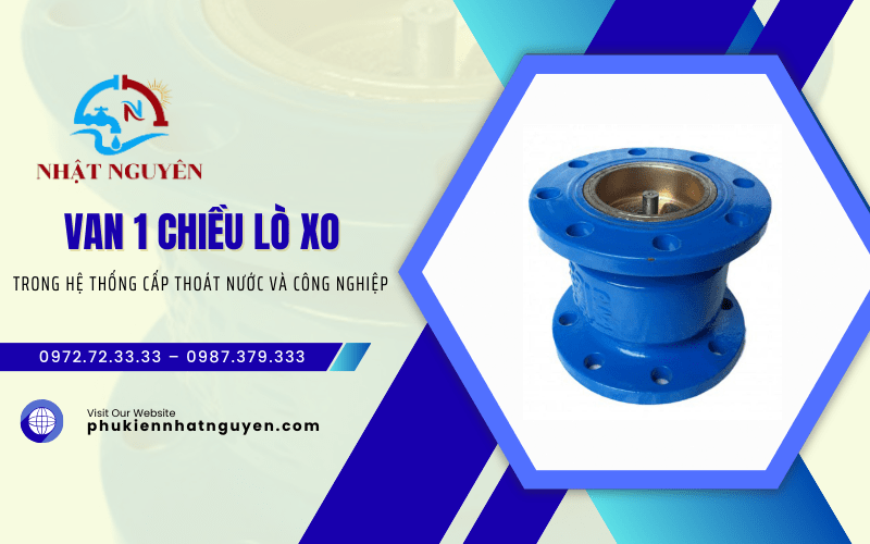van 1 chiều lò xo