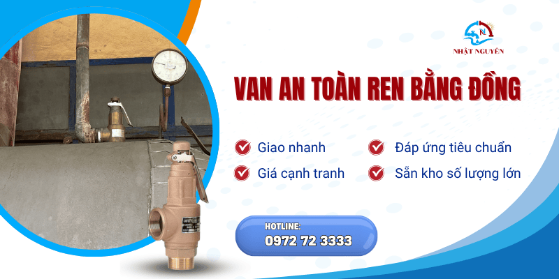 Van an toàn ren bằng đồng chính hãng, giá tốt