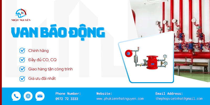 Van báo động chất lượng cao, giá tốt, hàng chính hãng đầy đủ CO, CQ