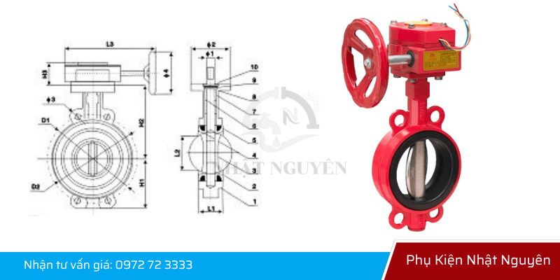 Van bướm điều khiển tự động