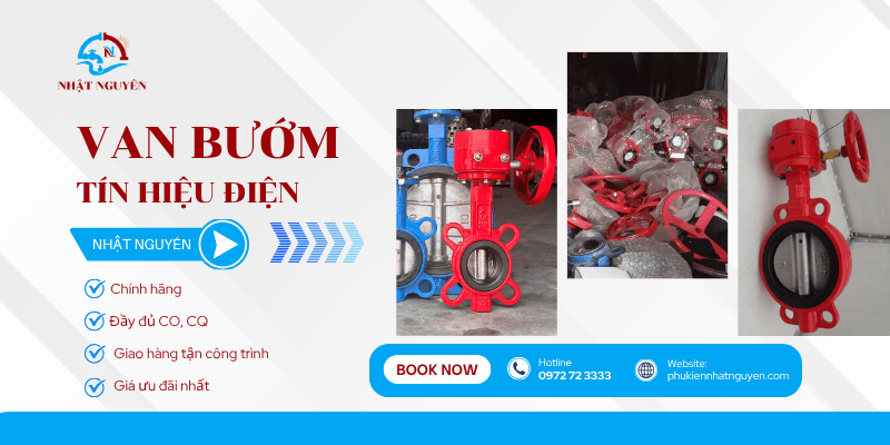 Van bướm tín hiệu điện giá tốt, giao hàng tận công trình