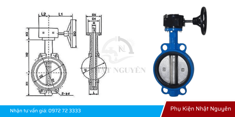 Van bướm vô lăng mẫu