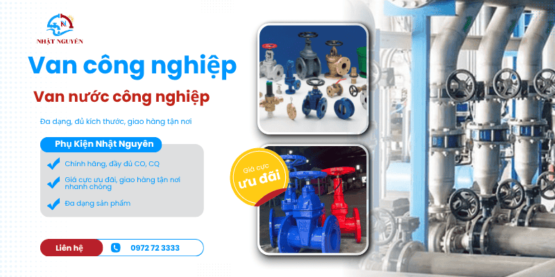 Van công nghiệp giá tốt chính hãng cho phụ kiện đường ống