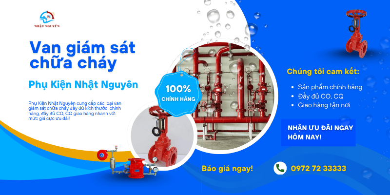 Van giám sát chữa cháy chất lượng cao, giá tốt, chính hãng