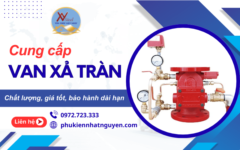 van xả tràn