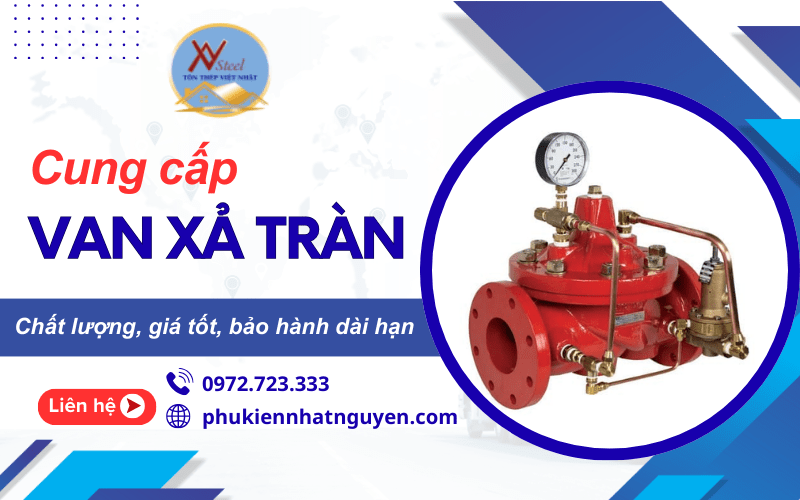 van xả tràn