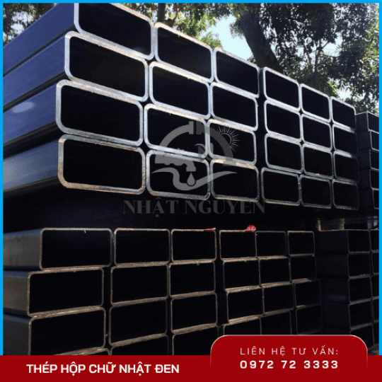 Thép hộp chữ nhật đen