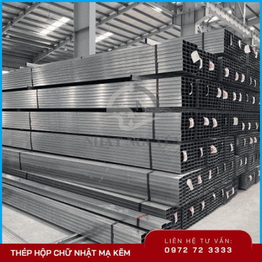 THÉP HỘP CHỮ NHẬT MẠ KẼM