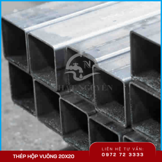 Thép hộp vuông mạ kẽm 20x20