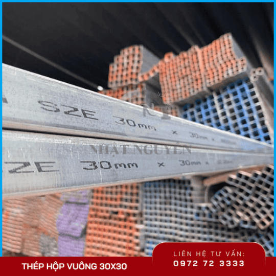 Thép hộp vuông 30X30