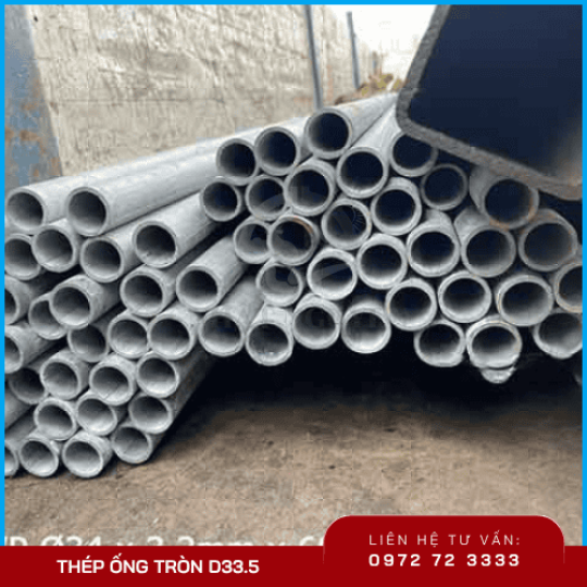 Thép ống tròn D33.5