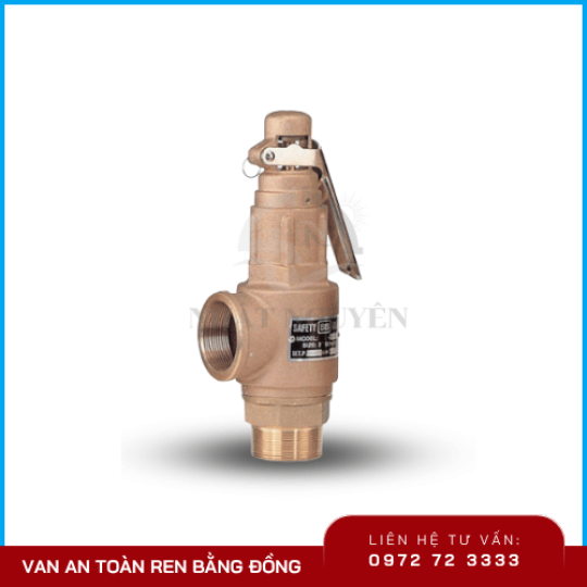 Van an toàn ren bằng đồng