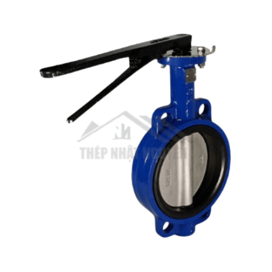 Van bướm tay gạt thân gang cánh INOX