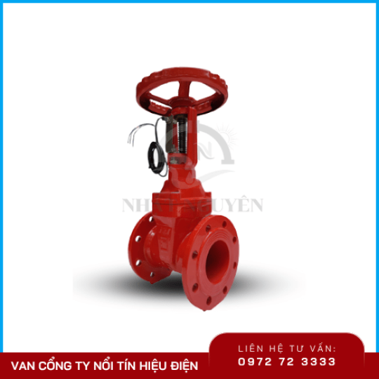 Van cổng ty nổi tín hiệu điện