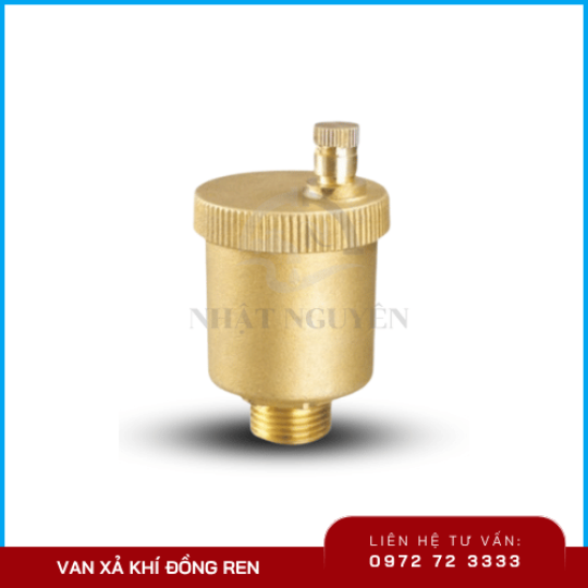 Van xả khí đồng ren